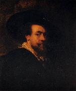 Peter Paul Rubens Self-portrait with a Hat oil on canvas